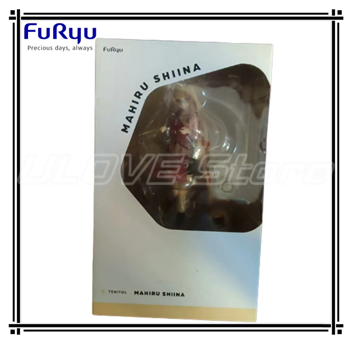 In Stock Original FuRyu TENITOL Angel Classmate Next Door Shiina Mahiru Animation Figure Model Collection Gift Ornament