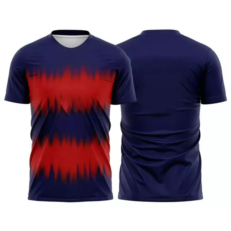 

Fitness Fans 2025 Stripe 3D Print Breathable Jersey Men's Outdoor Sportwear Man Round Neck Short Sleeve Kids Tees Tops Clothing