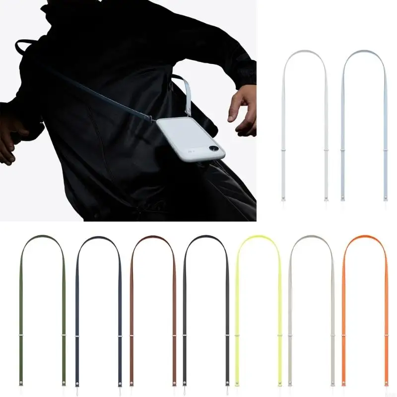 

Adjustable Crossbody Strap Secure Not Slip Design Lightweight Comfortable Phone Lanyard for iPhone17 Series 896C
