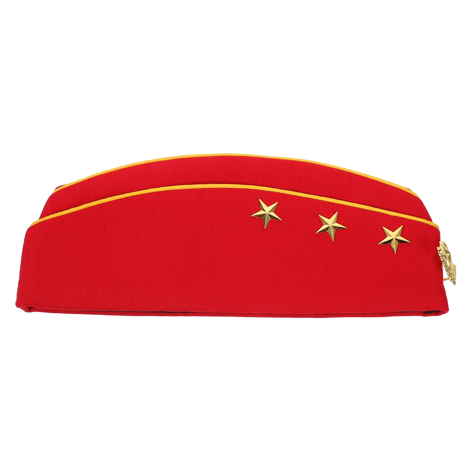 

Russian Soldier Cap Boat Shaped Cloth Hat One Size Fits All Party Cosplay Costume Captain Hat Performance Accessory