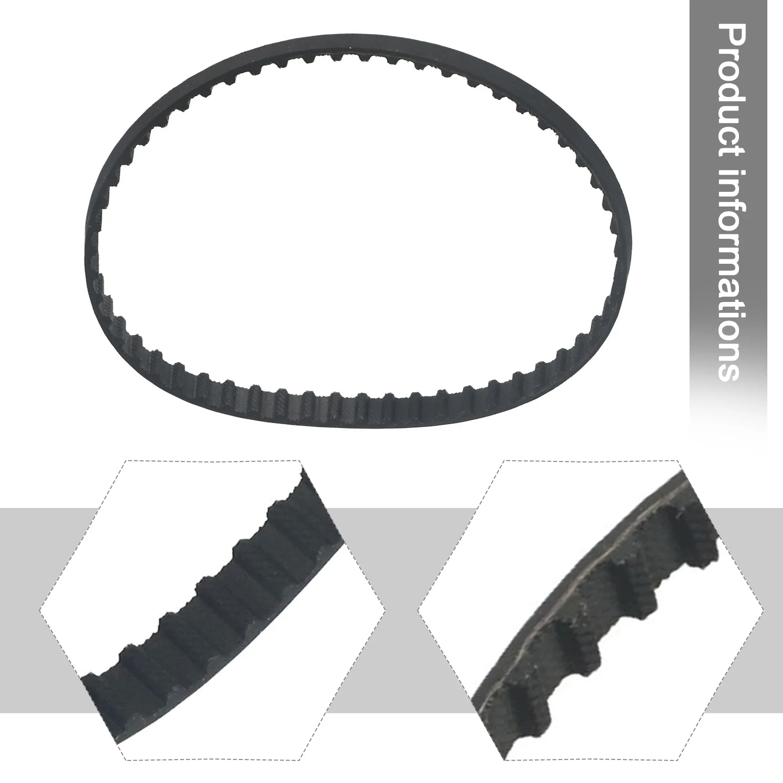 

Efficiently Designed Rubber Timing Belt Model No 110XL031 featuring Fifty Five Teeth suitable for Sanders Part No 4299643