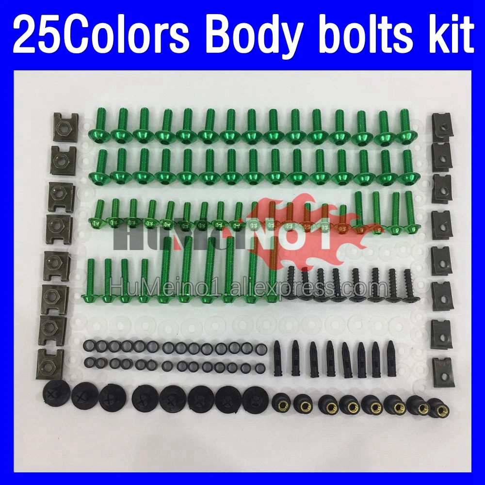 268ps Fairing bolts full screw kit For DUCATI 959 1299 Panigale 959S 1299R 15 16 17 18 2015 2016 2017 2018 Body bolt screws Nuts