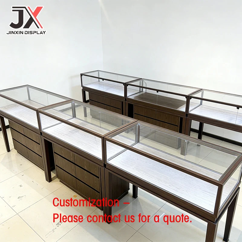 custom.Fashionable Custom Design LED Watches Display Shelves | High Quality JINXIN Jewelry Retail Mall Display Furni