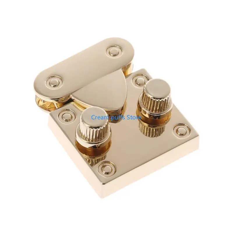 50LE Metal Handbag Clasp Turn Lock Buckle Bag Accessories for DIY Bag Purse Hardware