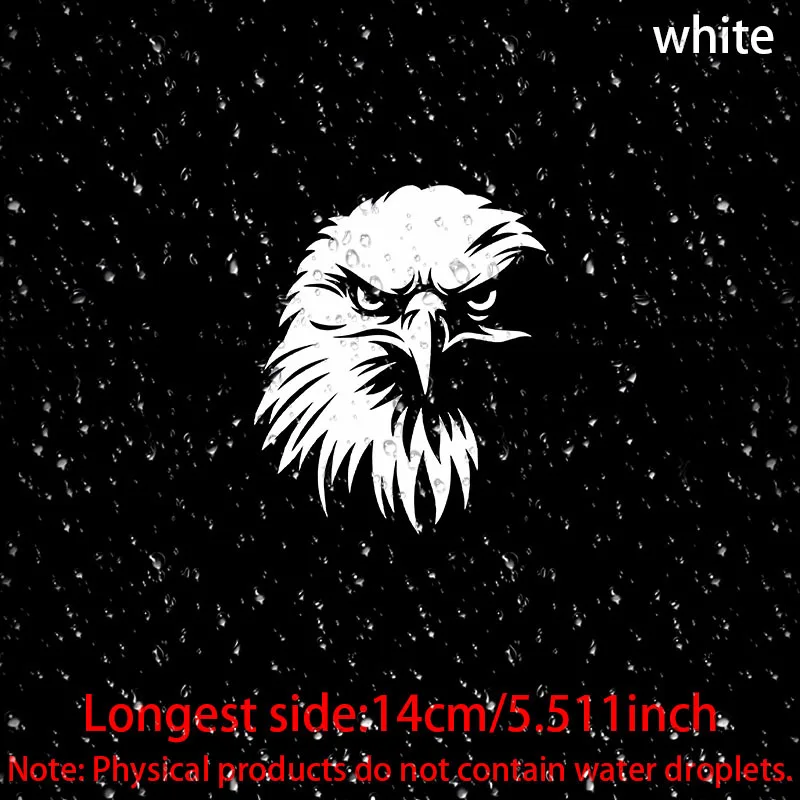 

1pc Bald Eagle Patriotic Vinyl Sticker, Waterproof Durable Decal for Car Window, Door, Bumper, Motorcycle & Daily Decor