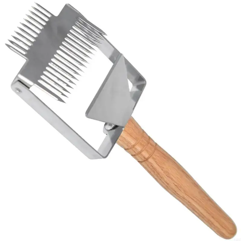 Heavy Duty Stainless Steel Fork With Comfortable Grip Handle Fork Beekeeping Equipment Tool Equipment X3UC