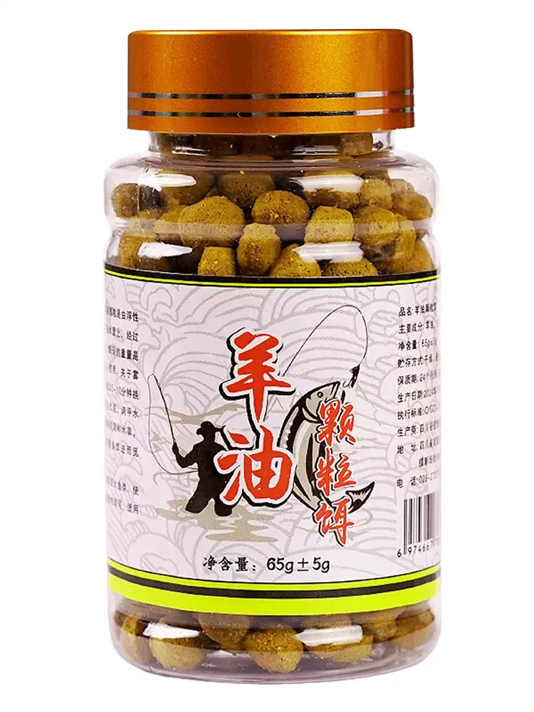 Appât de pêche bar truite appât d'eau douce granulés Attraction à libération lente Solution de pêche pour les professionnels débutants ruisseau d'étang