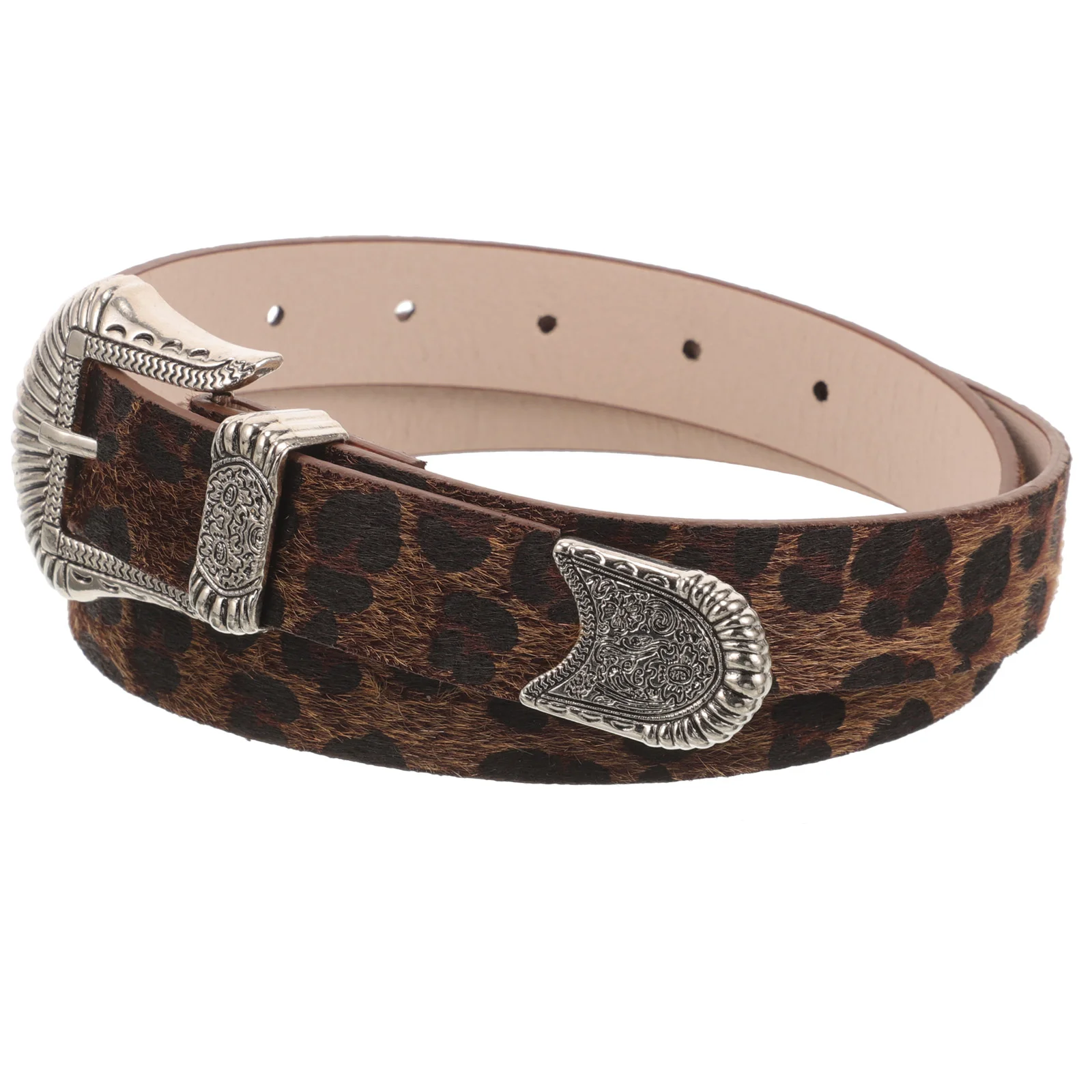 

Belt Jeans Leopard Women's Mens Belts for Men's Denim Waist Imitation Metal