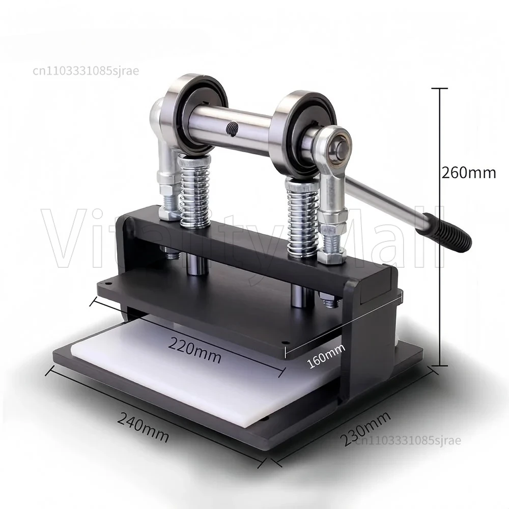 

Ручной вырубной пресс 220 * 160 * 10 мм, ручной станок для резки кожи, станок для резки материалов ручной работы