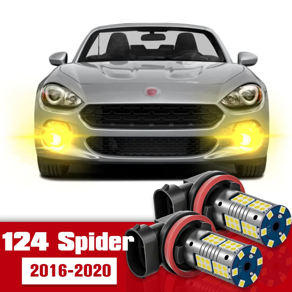 

2pcs LED Accessories Front Fog Light Bulb Lamp For Fiat 124 Spider 2016 2017 2018 2019 2020