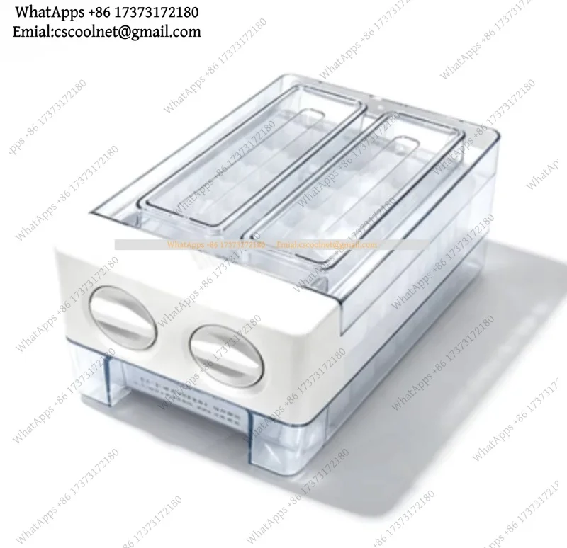 JS03 Semi Automatic Ice Maker Box Universal Drawer Ice Making Replacement Accessory for Refrigerator