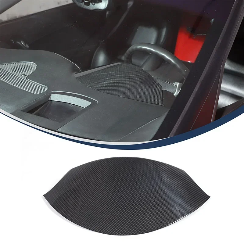 For Chevrolet Corvette C6 2005-13 real carbon fiber car center console dashboard upper decorative cover sticker car accessories