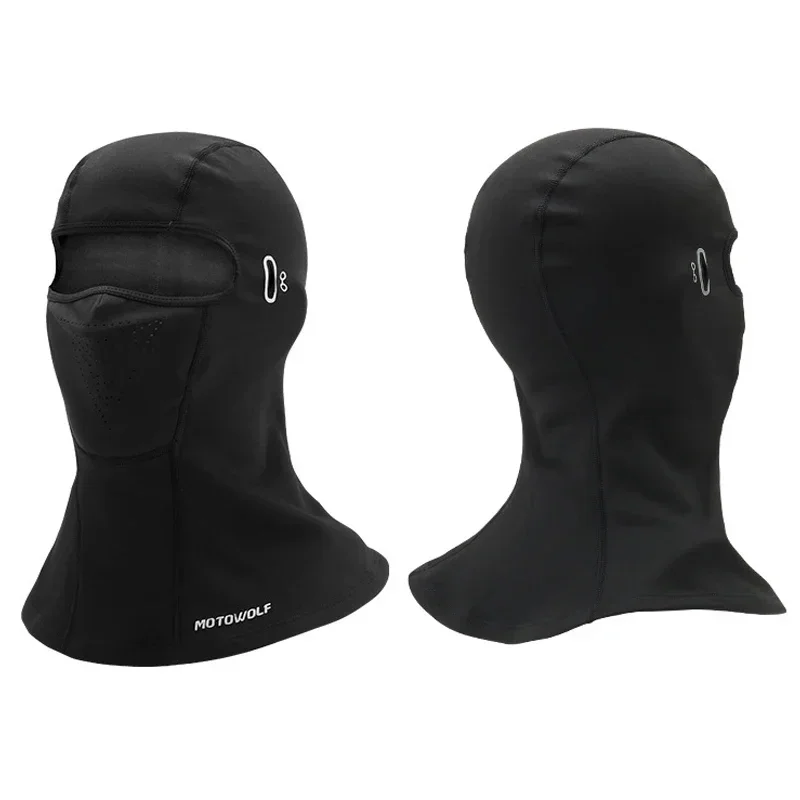 Motowolf Winter Motorcycle Balaclava Men Women Touring Face Mask Fleece Warm Cycling Mask Full Face Moto Headwear Windproof