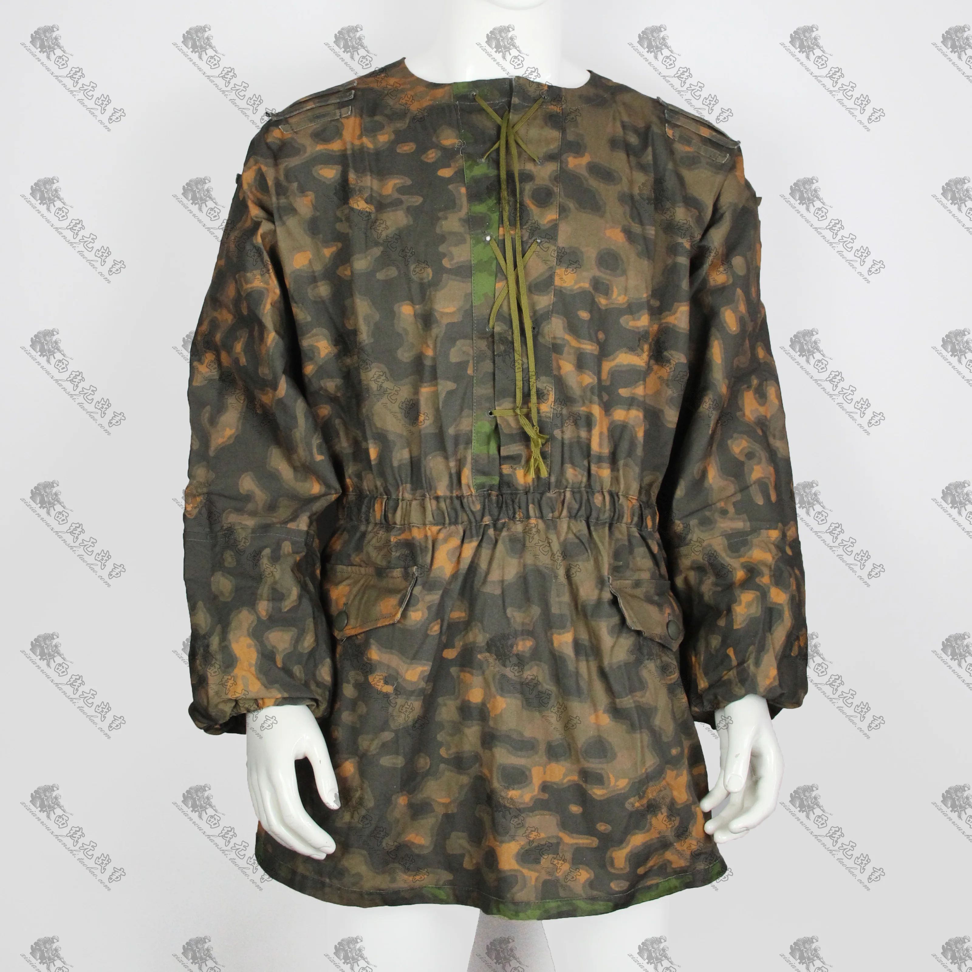 سترة بقلنسوة مموهة من النخبة الألمانية مع حافة غير واضحة مموهة M42 من النوع الأول #1