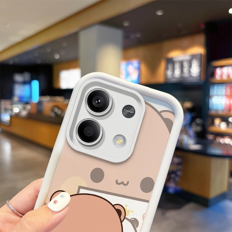 New BuBu DuDu Couple Phone Case For Redmi Note 13 12 Pro Plus Note 13 12 11 10 9 Pro 14C 12C 10C 9C A3 A2 A1 TPU Dustproof Cover