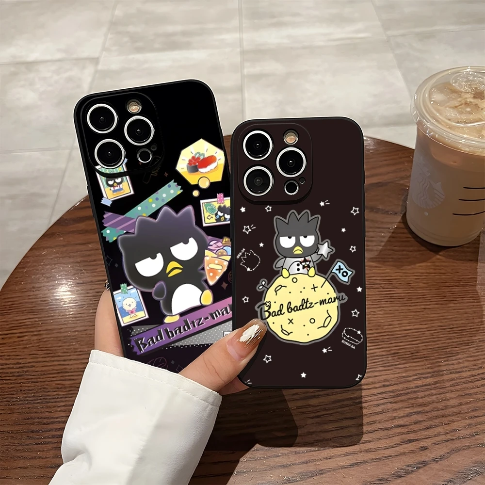 Cute BADBADTZ-MARU Phone Case For 15 Pro Max Iphone 14 16 Pro Max 12 15 Plus 13 Pro 11 Xr X Xs 8 7 Plus Silicone Back Cover