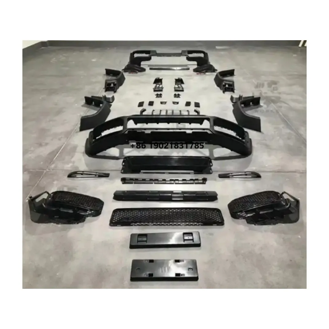 Facelift car accessories for G class w464 G63 G65 2020- to w464 b-rabus front rear bumper with grille