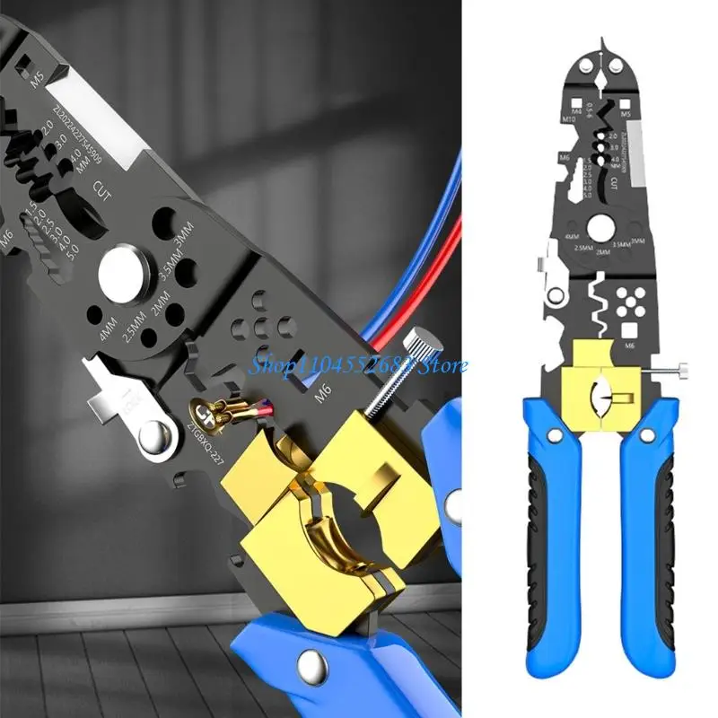 

Y6GD Heavy Duty 29 in 1 Function Electrical Wire Stripper Plier Cord Cutting For Safe Insulation Removal And Fatigue Control