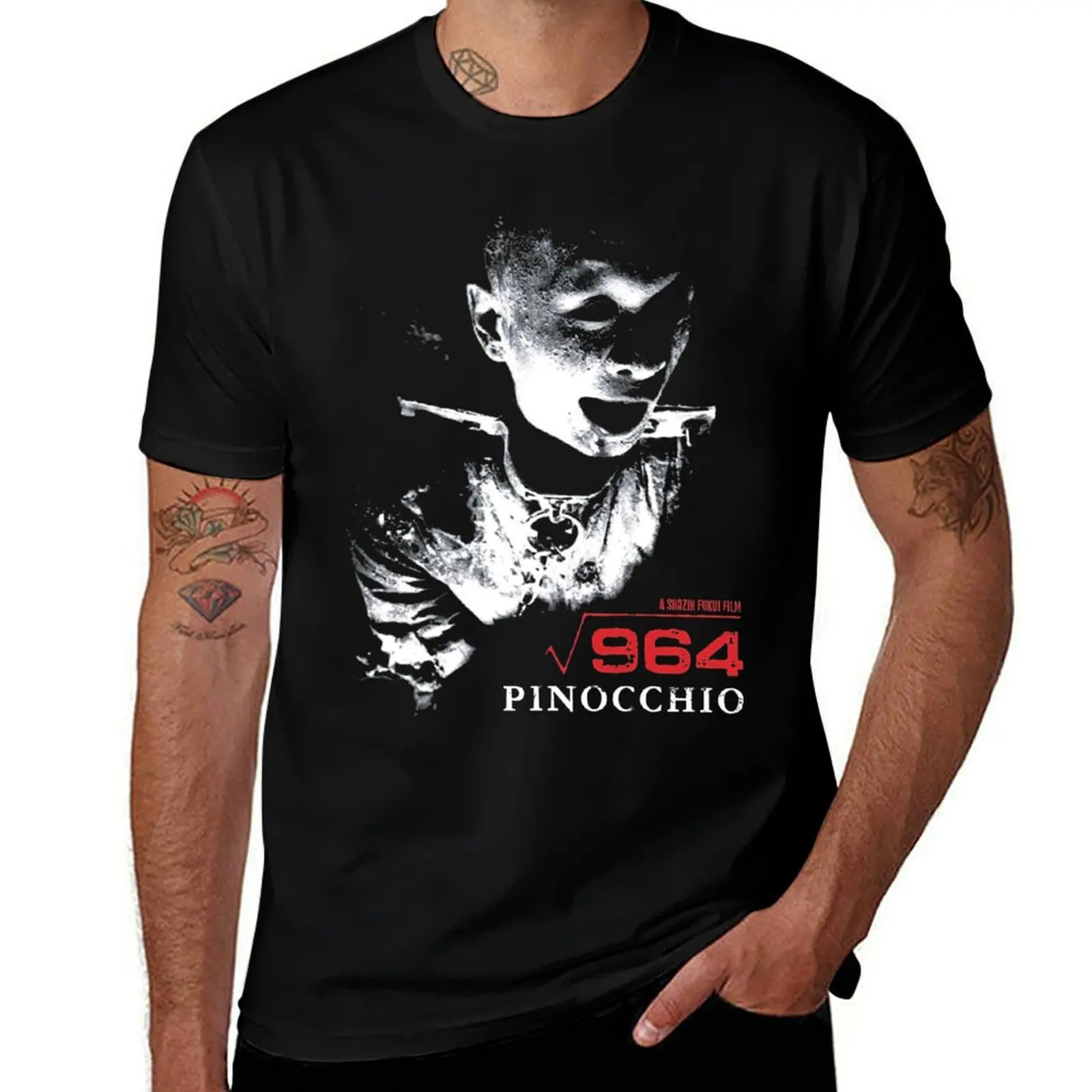 

964 pinocchio T-Shirt customs design your own vintage graphic tee vintage quick-drying cotton t shirt men