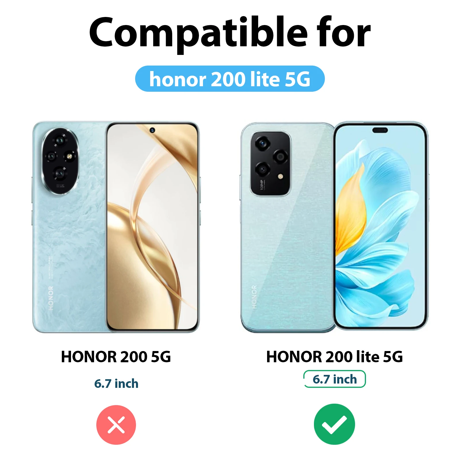 Мягкий прозрачный чехол для телефона Honor 200 Lite 5G, роскошная противоударная задняя крышка с квадратным покрытием для Honor 200 Lite 5G, аксессуары для телефонов