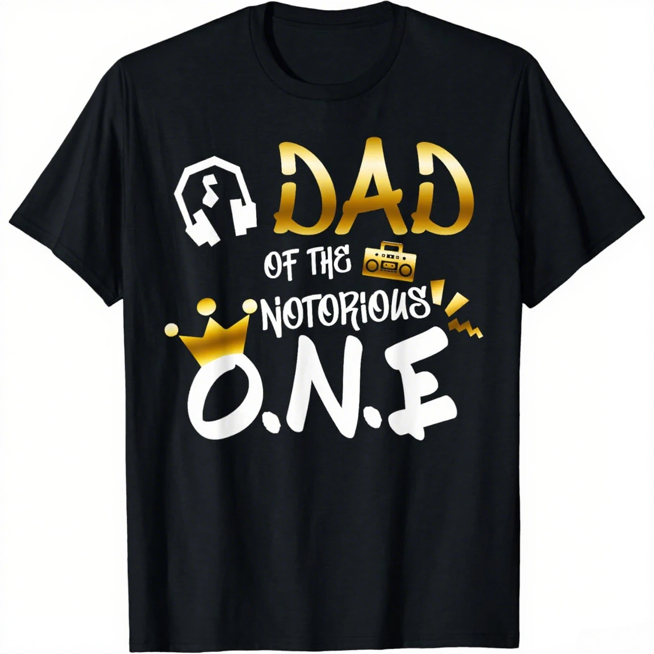 

Футболка Old School Funny Hip Hop Dad of The Notorious One с графическим рисунком, хлопковая мужская одежда, топы, уличная винтажная футболка