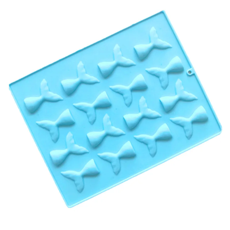 16 Fishtail Silicone Fondant Mold, Chocolate Mold, Insert Mould XG165