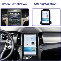 Android 13 8+128G For Ford Taurus 2010-2018 Tesla Screen Radio Car Multimedia Player Auto GPS Navigation Head Unit Carplay 2DIN