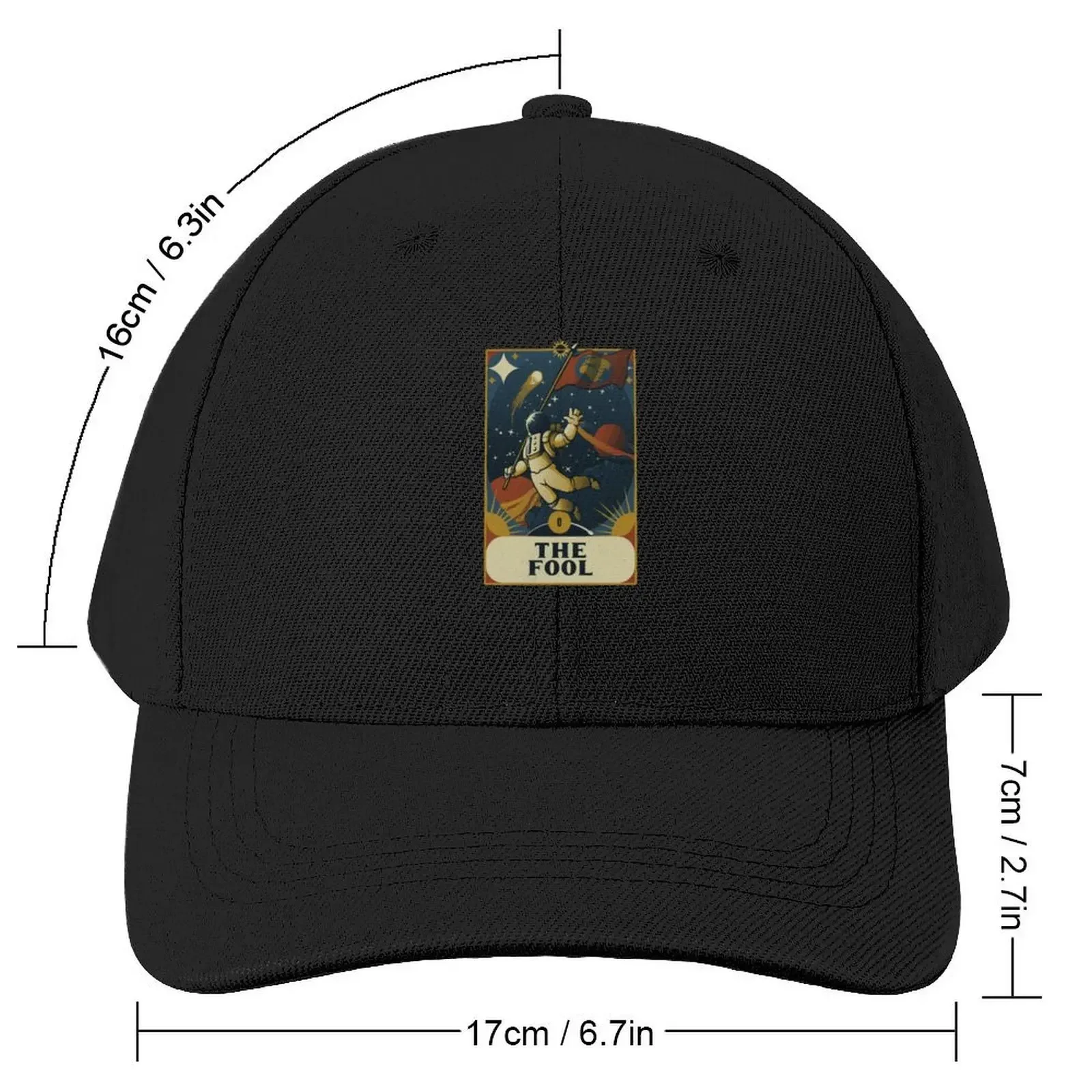 Astronaut Tarot Fool by Tobe Fonseca Baseball Cap Beach Outing Luxury Brand Women's Hats Men's