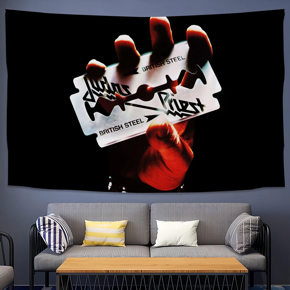 Rock Band Priest flag For Art Science Fiction Room Home Decor Wall Hanging Home Decor Banner J-Judas