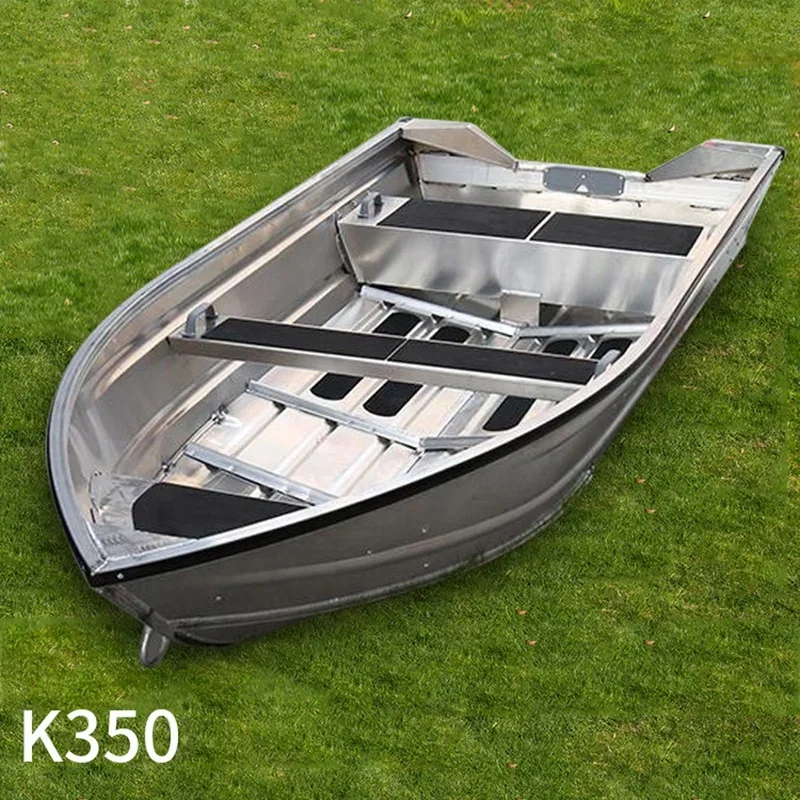 Wholesale Portable 9ft 10ft 11ft V hull all welded small Fishing Vessel Aluminum Row sea boat