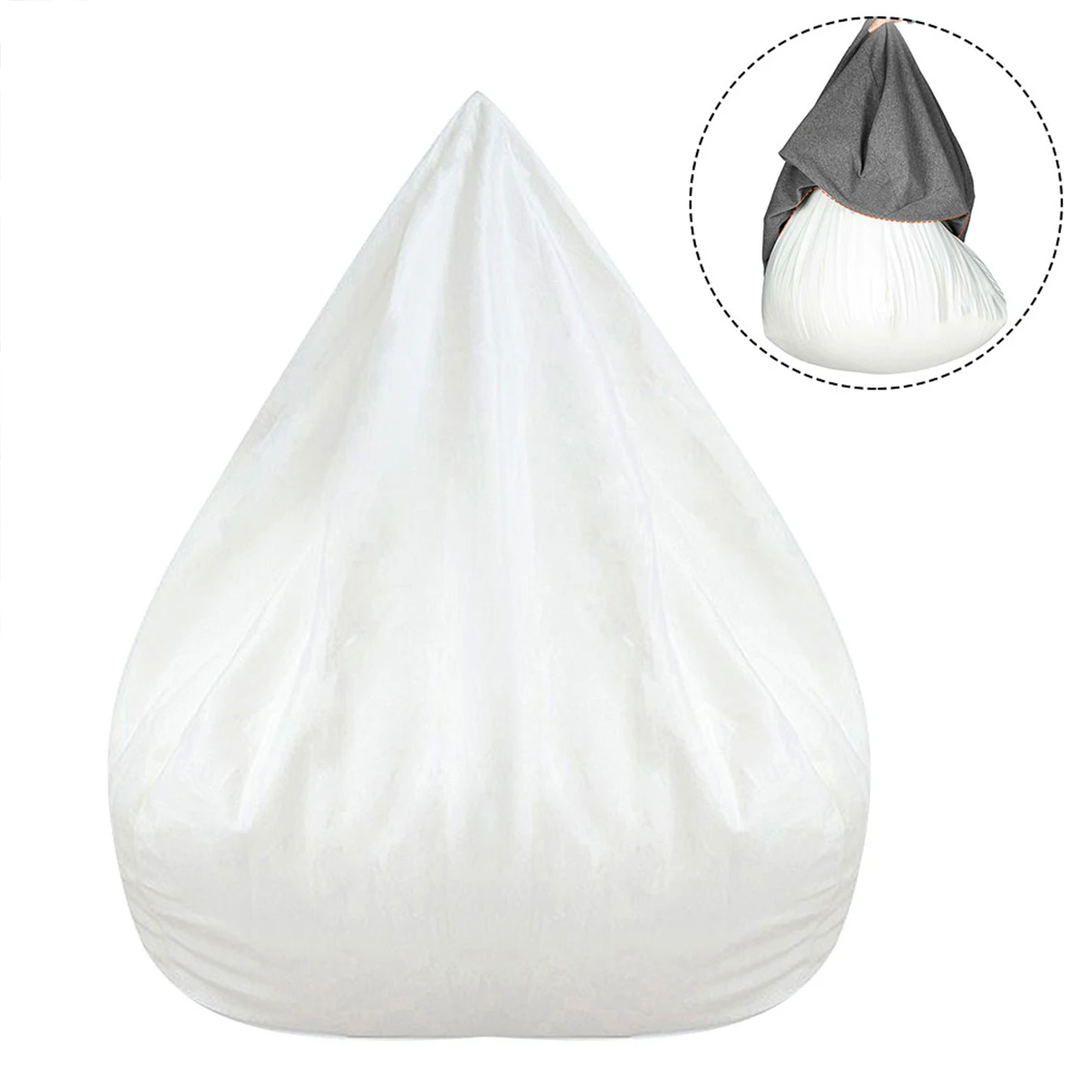 1/2pcs Sofas Cover Removable Lazy Sofa Inner Liner Anti-fouling Replacement Bean Bag Inner Liner for Home and Outdoor