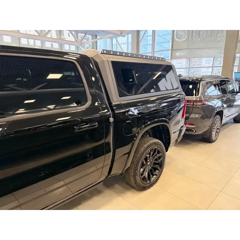 High Quality 4x4 Waterproof Steel High Hardtop Pickup Truck Canopy Topper Auto Outdoor Modification Accessories