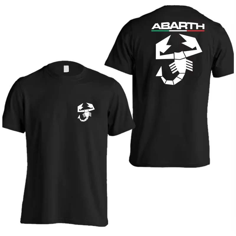 2026 new Abbas Men's Summer Cotton Short-Sleeved Men's and Women's Sports T-Shirt - Italian Car Modification Rally Racing Jacket