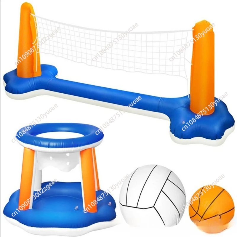 

Inflatable water volleyball rack water toy Inflatable basketball rack Inflatable volleyball rack