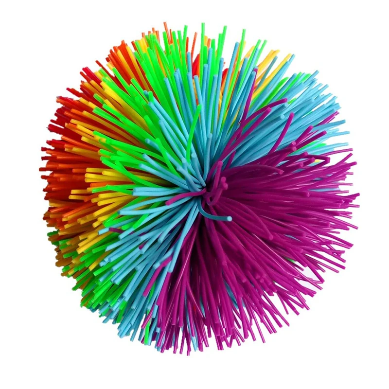 Regenboog Rubber Stringy Balls Sensorische Fidget Speelgoed Voor Kinderen Feest Geeft De Voorkeur Aan Klassikale Prijzen Schoolgeschenken Voor