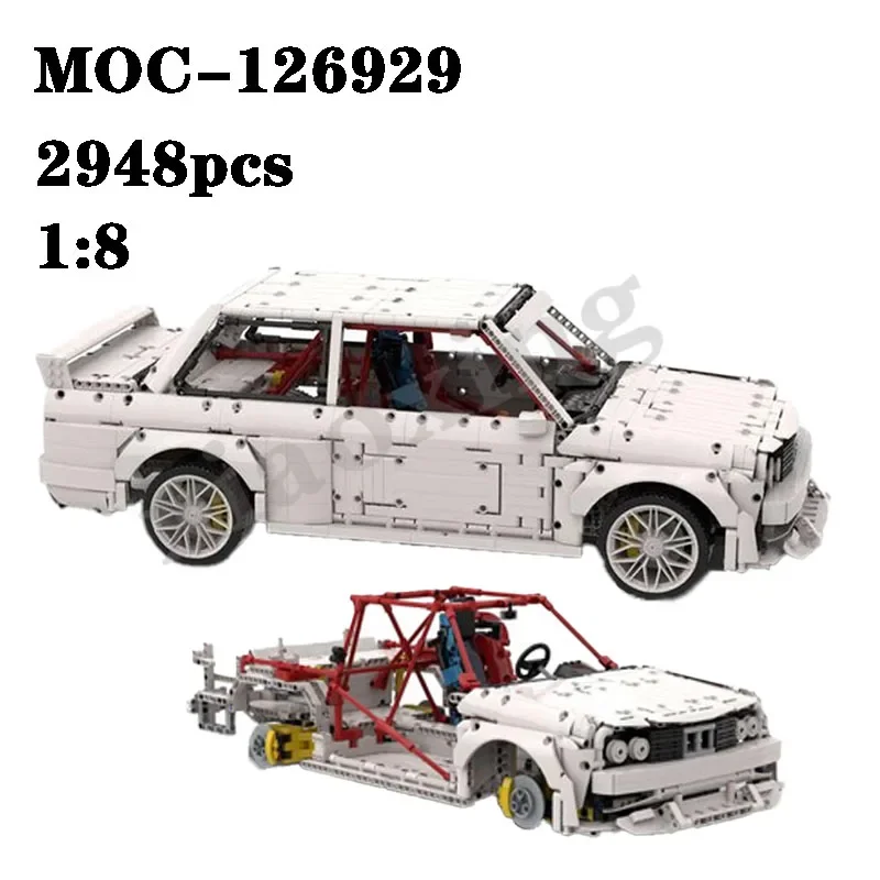 Classic MOC-126929 M3 E30 Supercar Assembly 2948pcs Assembled Model Toy 1:8 Building Blocks Adult Gift Boy DIY Birthday Gift