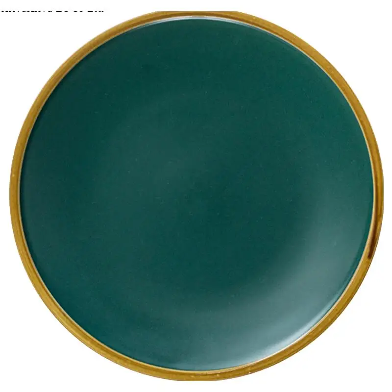 الشمال السيراميك طبق ستيك عشاء الغربية المنزلية بنوم بنه صينية لوازم أدوات المائدة المستديرة