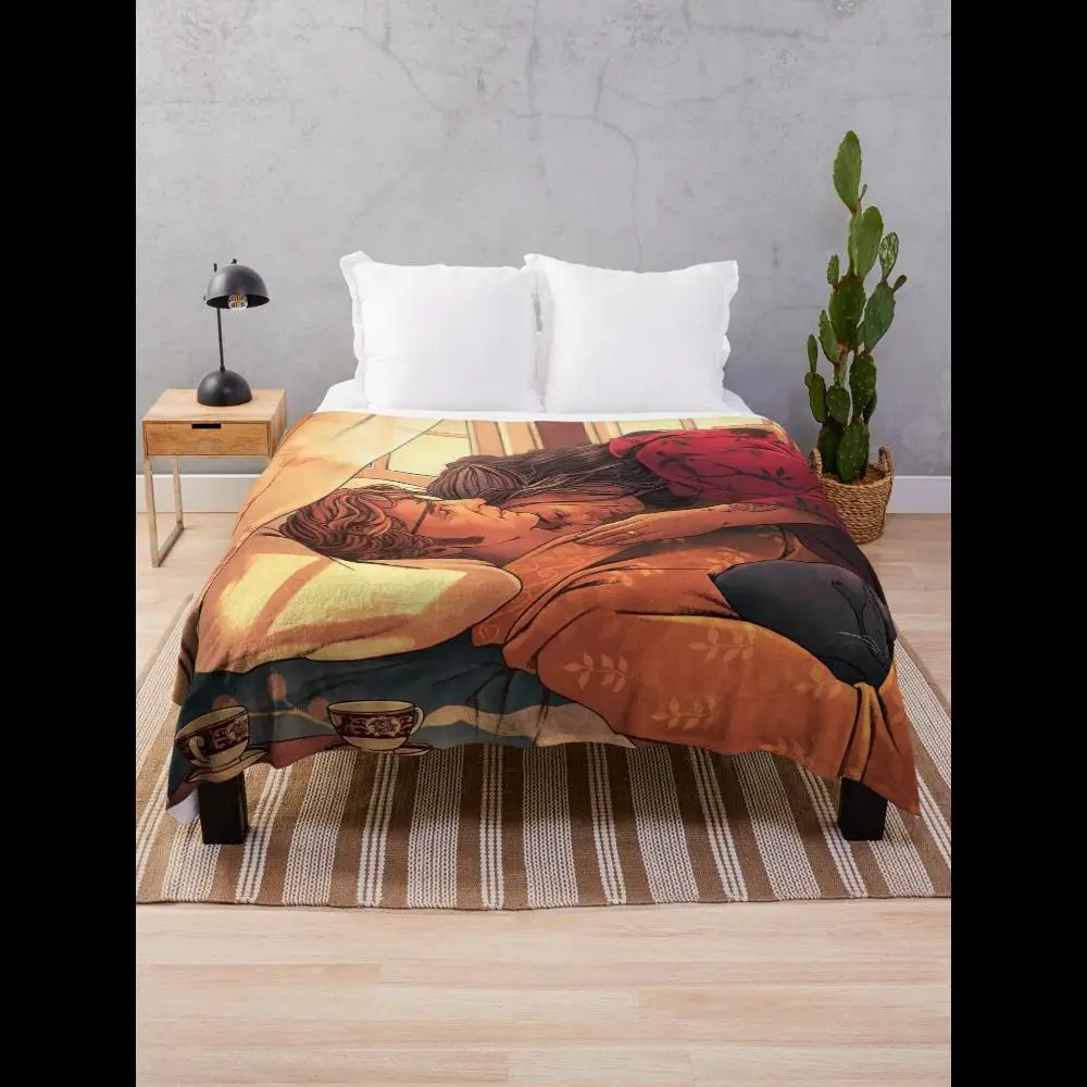 

Мягкое уютное одеяло для расслабляющих послеобеденных сна, идеально подходящее для использования вдома и в саду