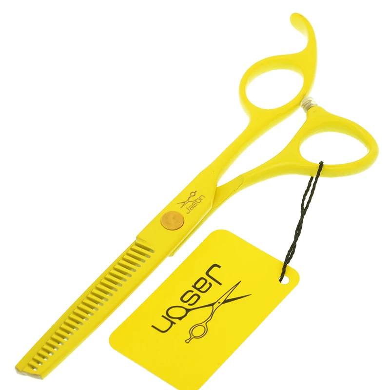Jason 5,5 Zoll Haarschere Friseur Haarschneideschere Effilierschere Salon Friseur Styling Werkzeuge Haarschmuck A0072D – Detail 11