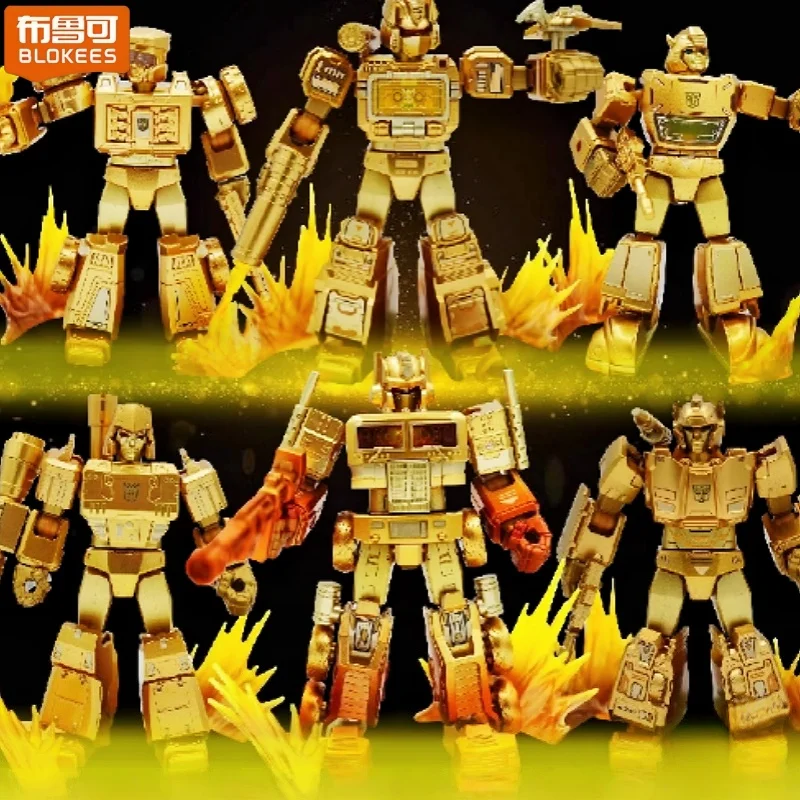 بلوك ترانسفورمرز 2025 إصدار الكتاب السنوي بنة ميجاترون بامبليبي طبعة مضيئة تجميع نموذج العمل لعبة الربط #2