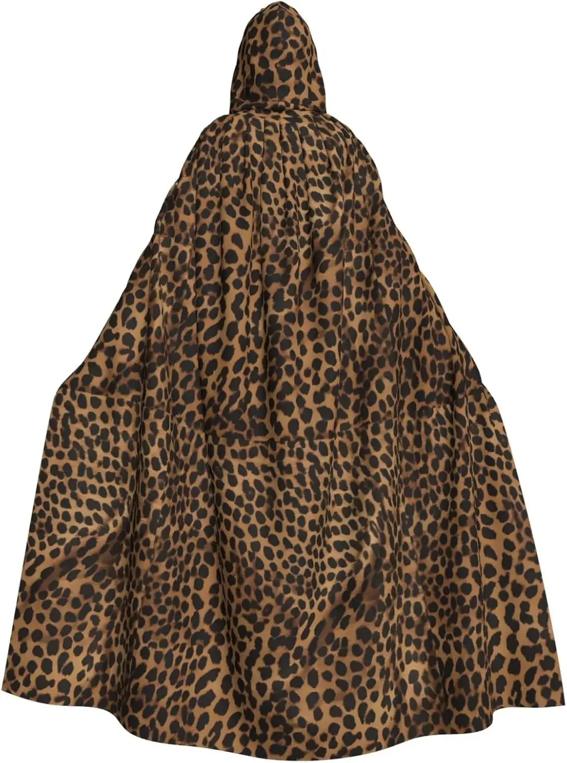 

(Leopard Print) Print Halloween Hooded Cloak Holidays Party Witch Cosplay Costumes
