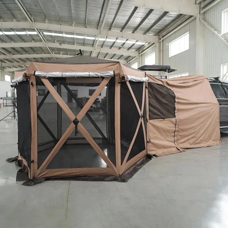 

Самая продаваемая палатка-тент для багажника внедорожника, автомобильный тент-маркиза для кемпинга, двухместная складная палатка-пристройка к задней части автомобиля для автопутешествий, высокое качество