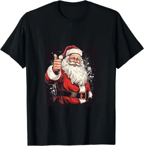 Daumen hoch Weihnachts mann für perfekte Heiligabend Kostüm T-Shirt