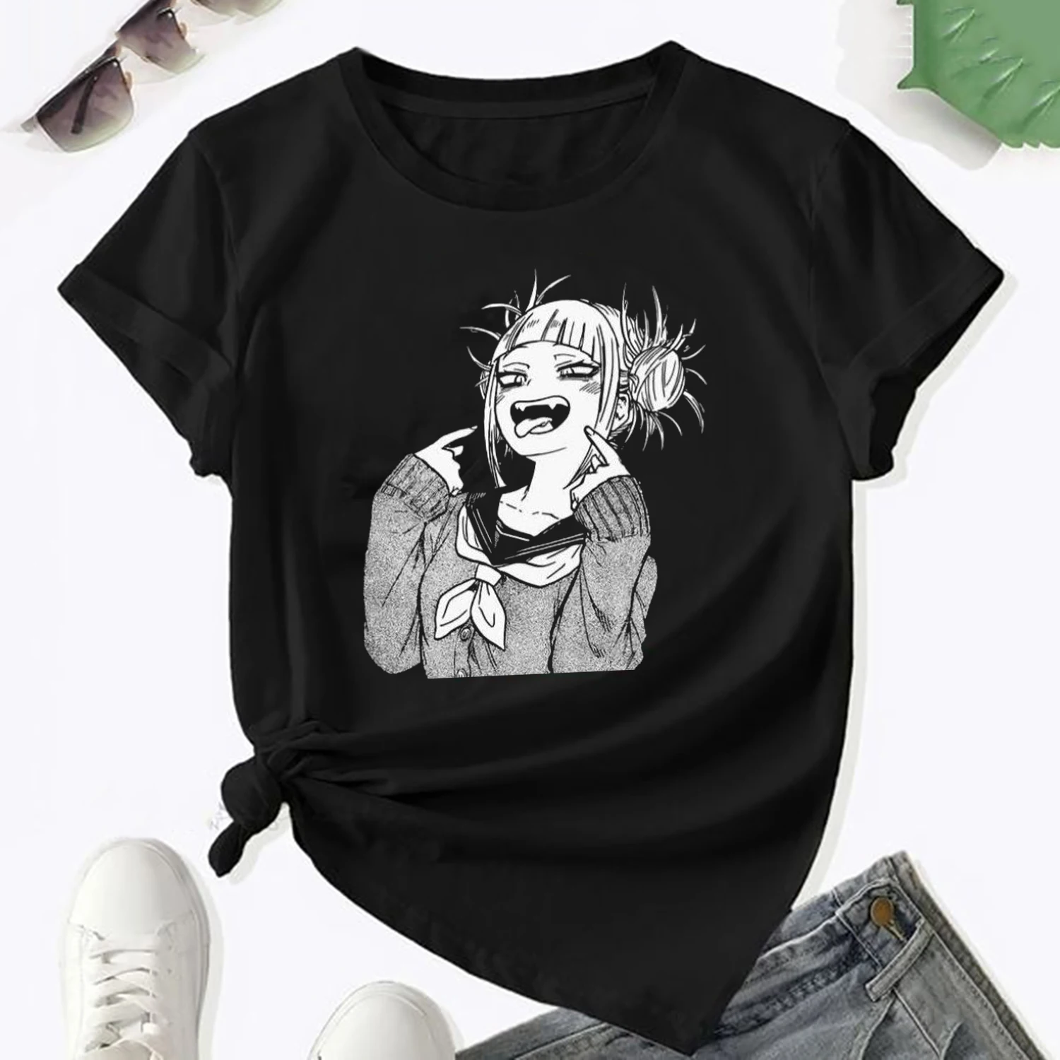 Demon Slayer T Shirt Women Kimetsu No Yaiba Nezuko Tshirt Female Tanjirou Kamado Graphic Tee Shirt Japanese Anime Manga Tops