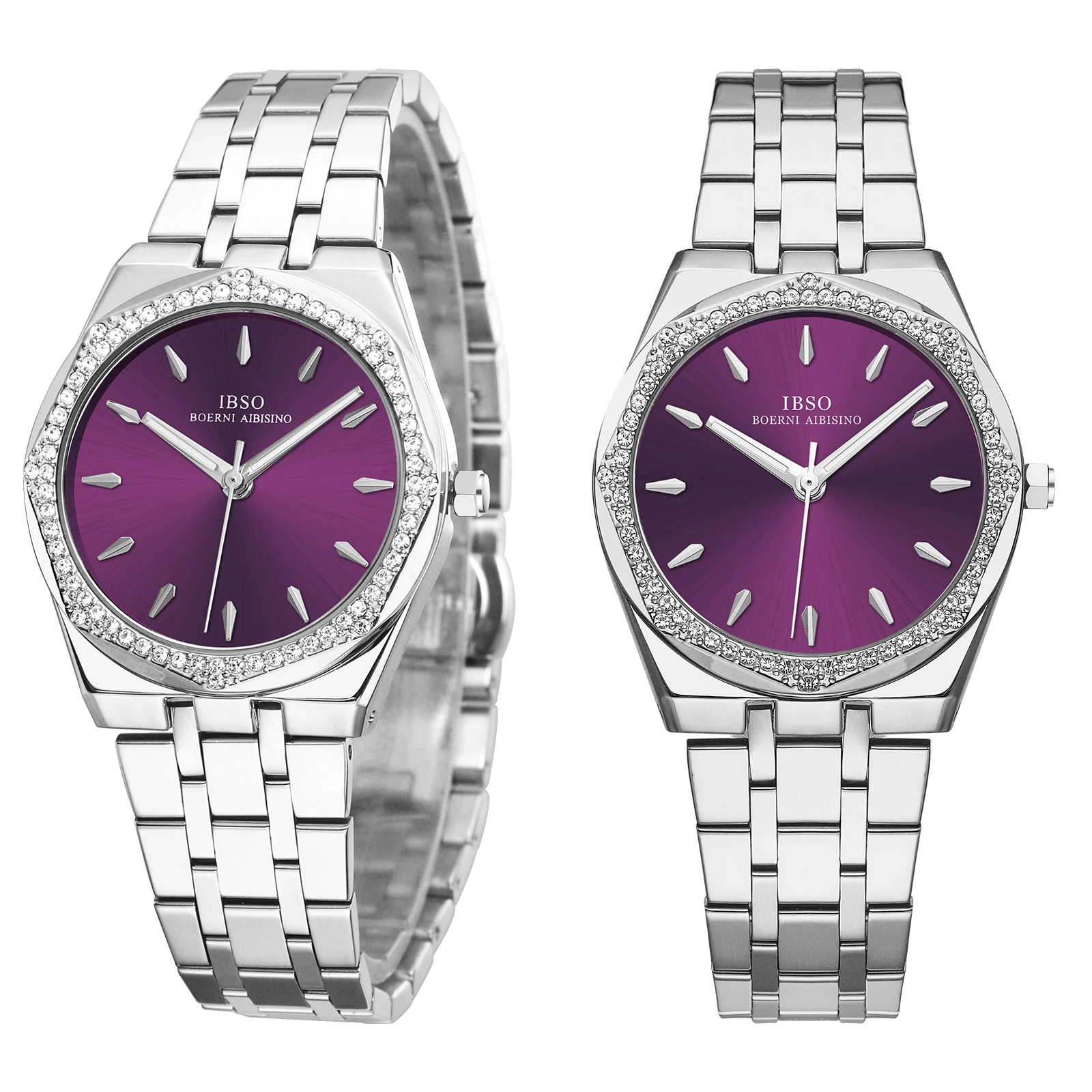 

Новые женские кварцевые часы IBSO 2026, водонепроницаемость 3ATM, ремешок из нержавеющей стали, японский механизм, светящиеся стрелки и циферблаты S1109L