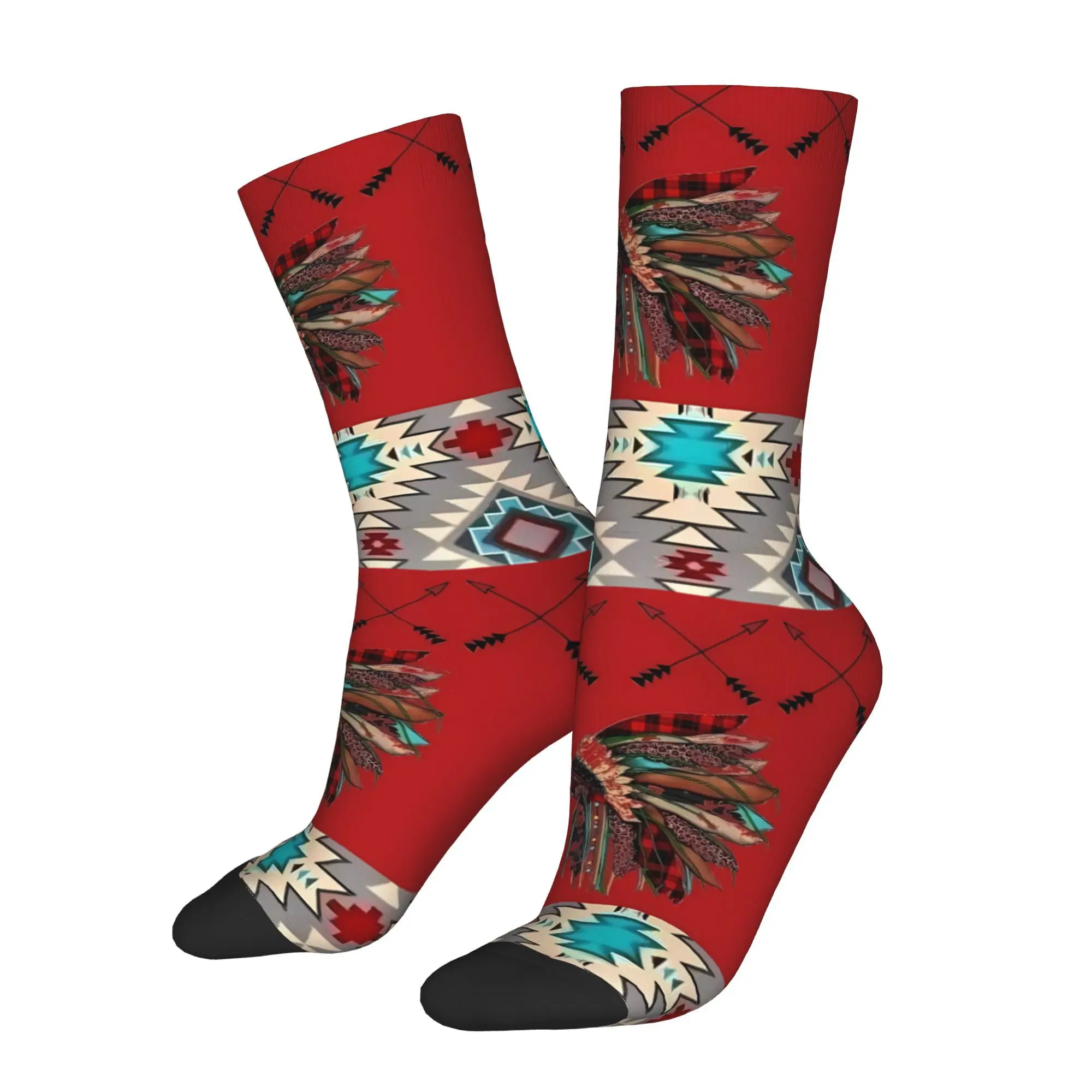 

Funny Sock for Men Retro Style Hip Hop Harajuku Happy Quality Pattern Printed Crew Sock Seamless Gift