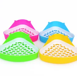 Hamster Pet Cat Rabbit Corner Toilet Litter Trays Clean Indoor Training Tray For Small Animal s WJ923