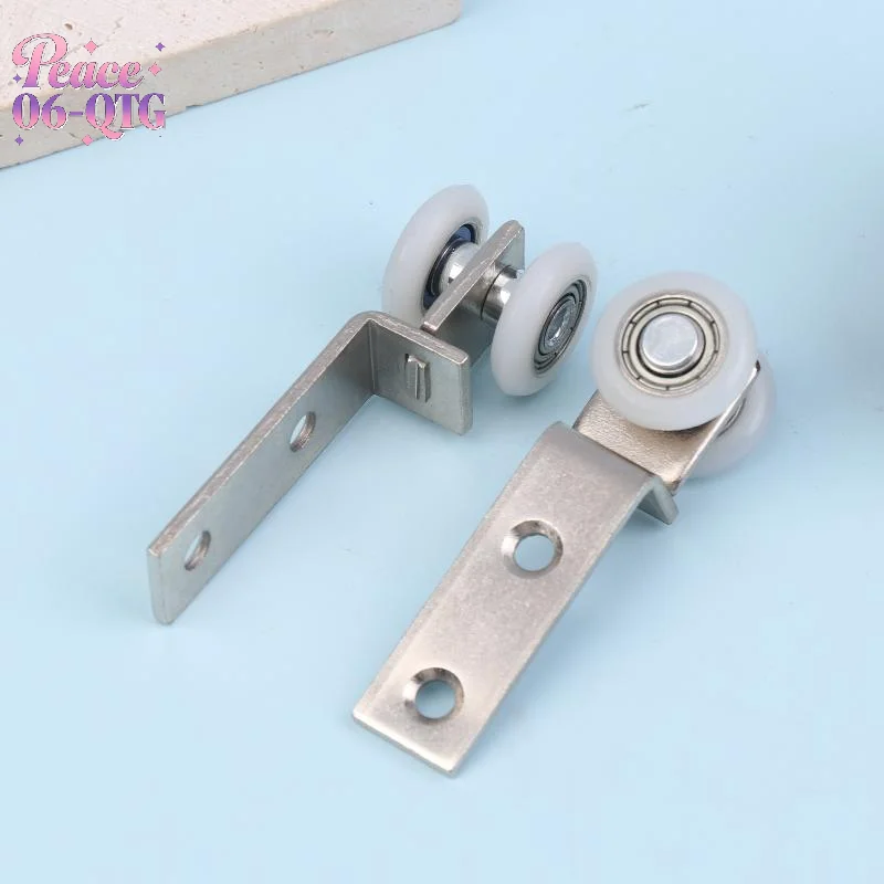 

Новинка, 2 шт., шкивы для штор, шкив для раздвижных дверей, подвесной блок шкивов для раздвижных дверей шкафов, оконная фурнитура