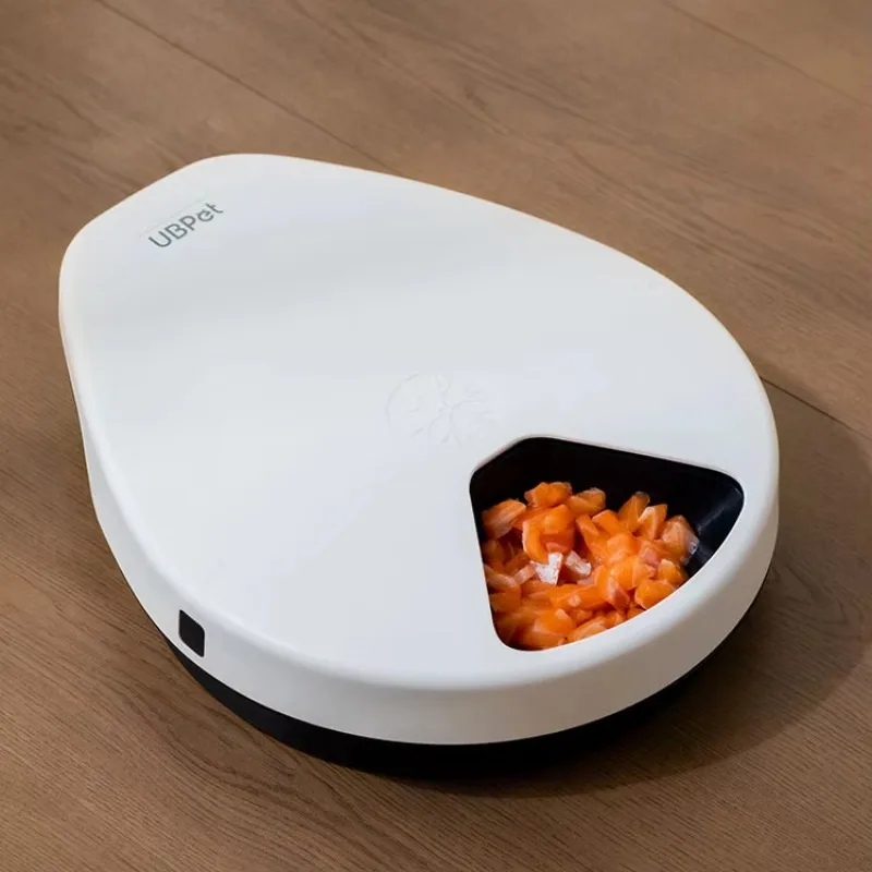 

Electric Automatic Cat Feeder Wet Food With Cooling Eco-Friendly Adjustable Steel Bowls for Water & Dog Use