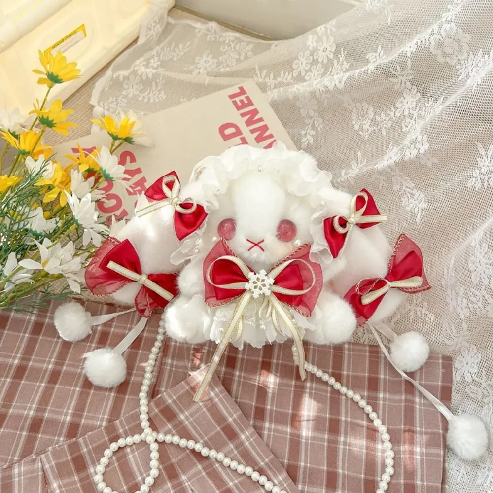 Kuscheltiere Lolita Kaninchen Umhängetaschen Weiche süße Plüsch Kaninchen Umhängetasche Kleine kreative Kaninchen JK Umhängetasche